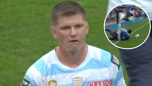 Owen Farrell denied debut Top 14 victory after epic ‘tackle of the season’ robs Racing 92
