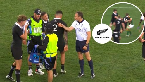 ‘Not off your referral’ – English ref hits out at All Blacks coach after suspected foul play
