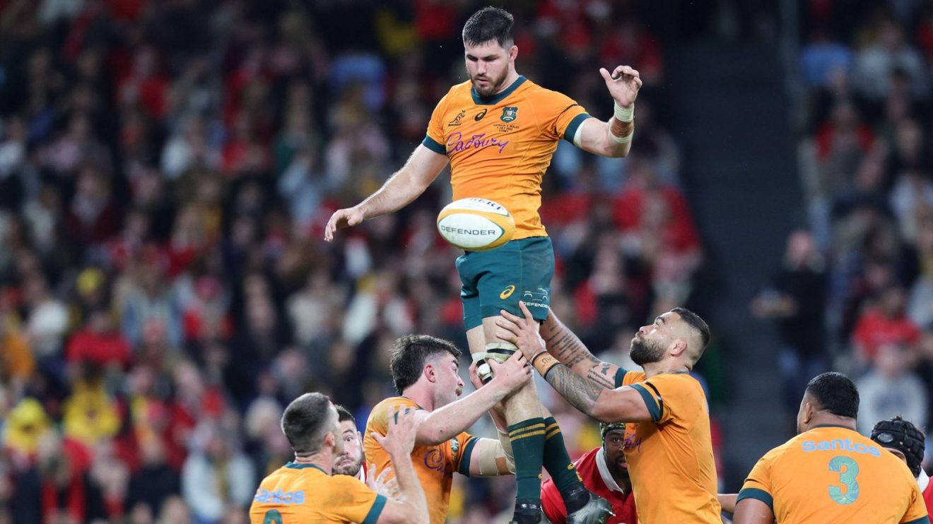 Liam Wright Wallabies v Wales 2024 - Alamy
