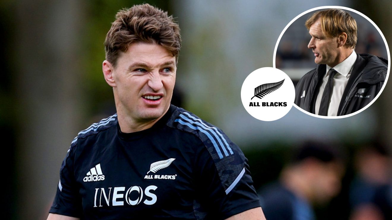 Beauden Barrett and Scott robertson image
