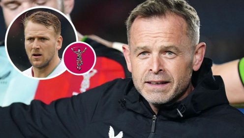 Harlequins coach frustrated at ‘massive decision’ which ‘went against us’ while providing concerning injury update on England player