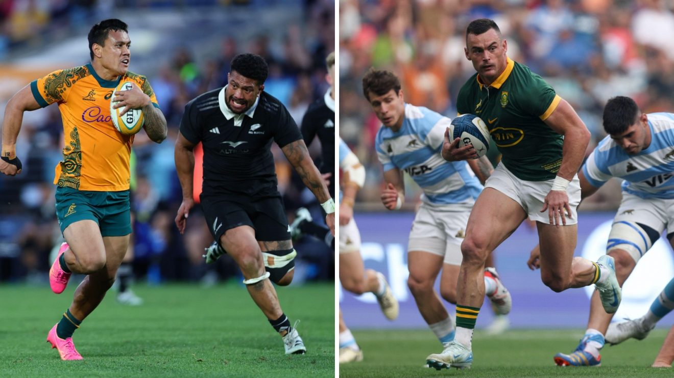 Split with New Zealand v Australia and South Africa v Argentina.