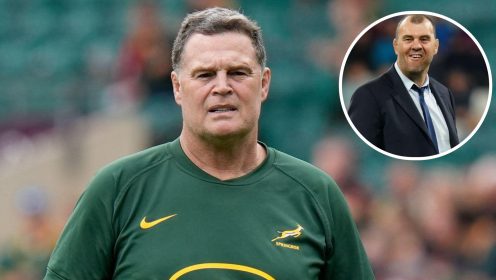 Michael Cheika reveals why he believes Rassie Erasmus is the best coach in the world