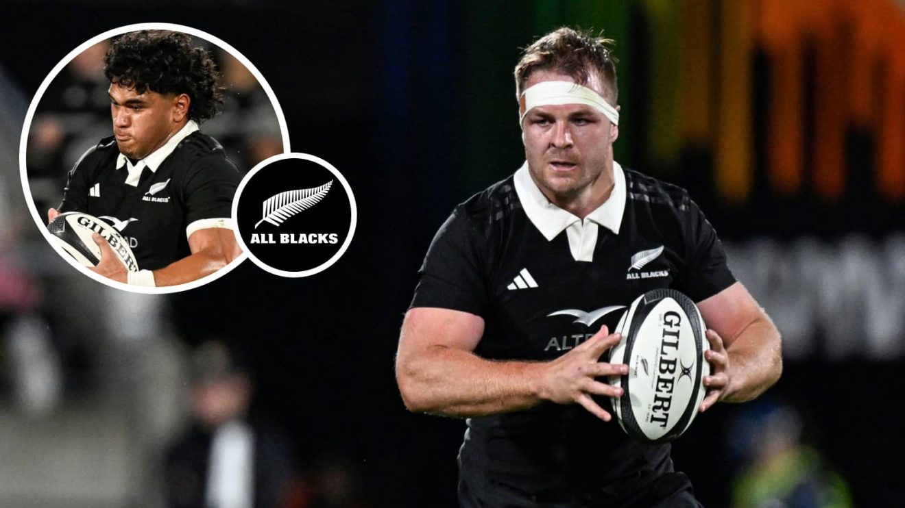 All Blacks flankers Sam Cane and Wallace Sititi (