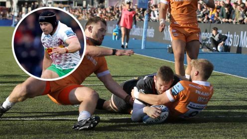 Leigh Halfpenny inspires Harlequins to easy win as Saracens and Northampton also seal victories