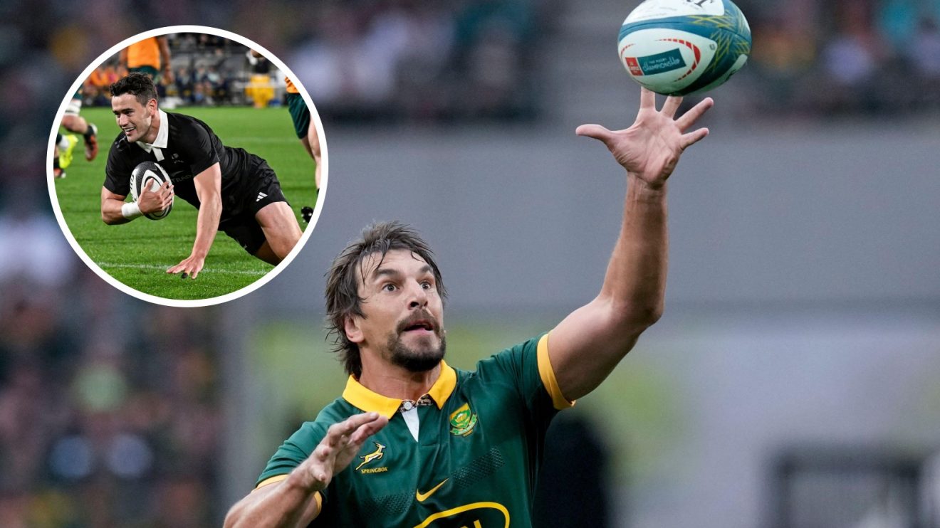 Split with Eben Etzebeth and Will Jordan.