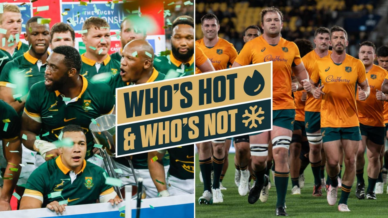 The Springboks won the Rugby Championship while the Wallabies finished in last spot.