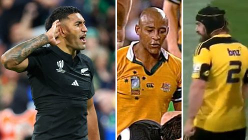 Johnny Sexton v Rieko Ioane and rugby’s most infamous chirps, trash talk and sledges ever