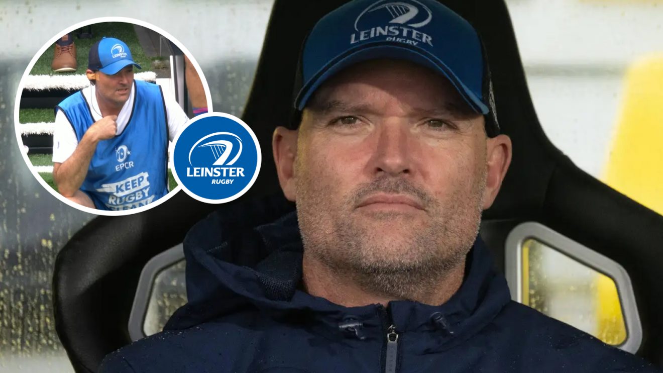 Leinster senior coach Jacques Nienaber.