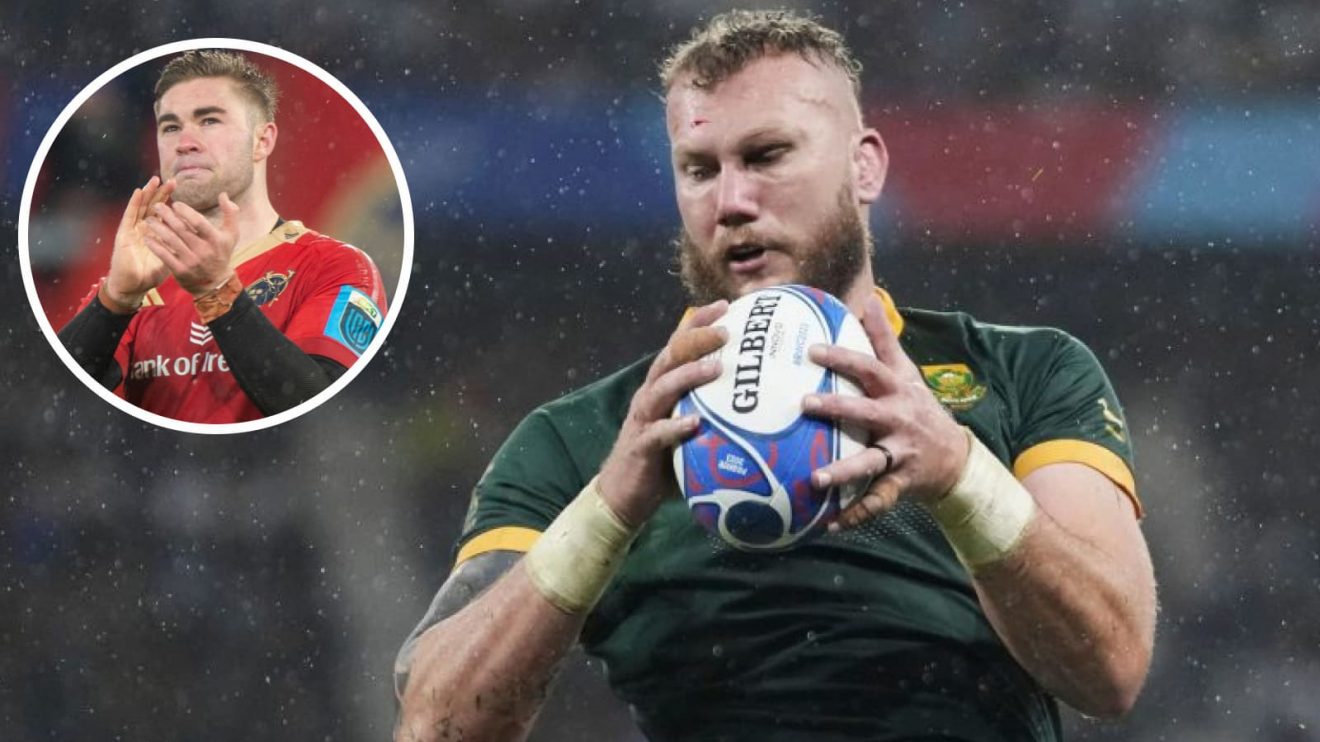 Springboks lock RG Snyman to make Leinster debut on Saturday.