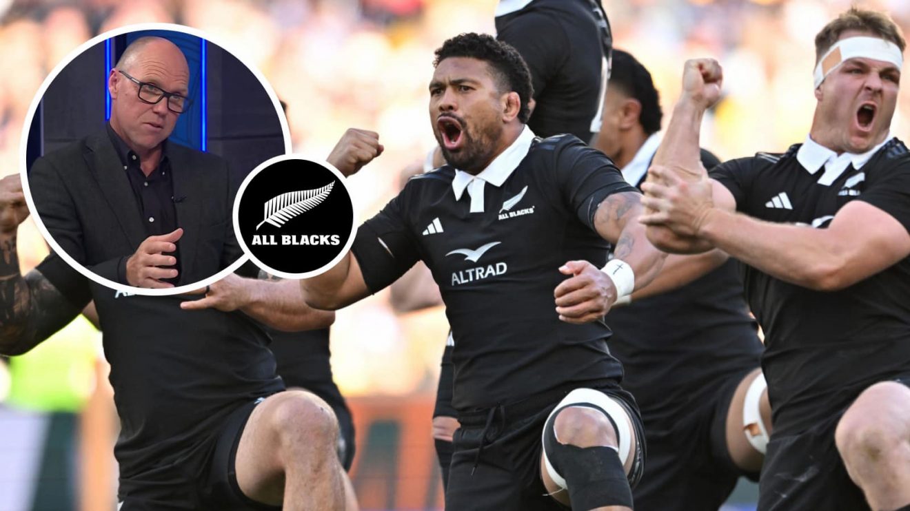 All Blacks back-row duo Ardie Savea and Sam Cane, and former wing Jeff Wilson (inset).