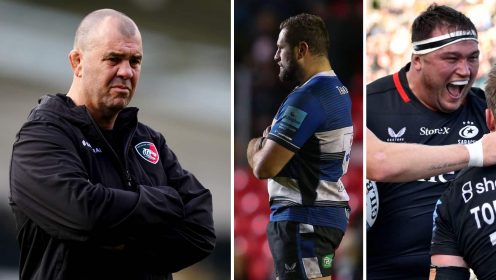 Premiership: Michael Cheika picks Chessum after HIA debacle as Bath boosted by Bok and England captain starts