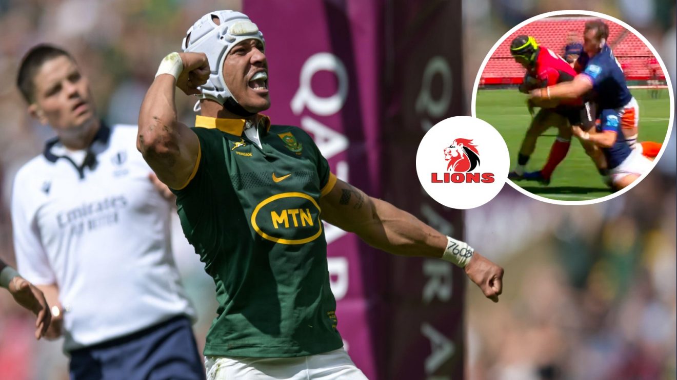 Edwill van der Merwe for the Springboks and the Lions.