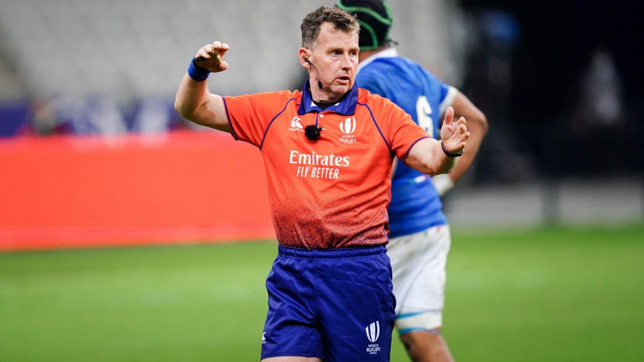 Former Test referee Nigel Owens.