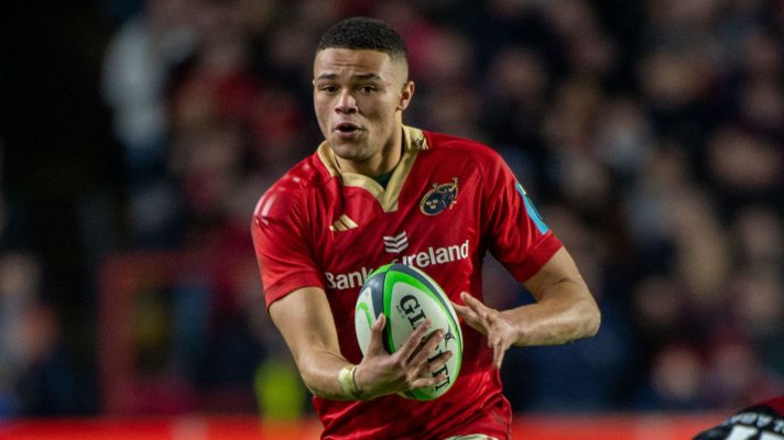 Shay McCarthy in action for Munster in 2024.