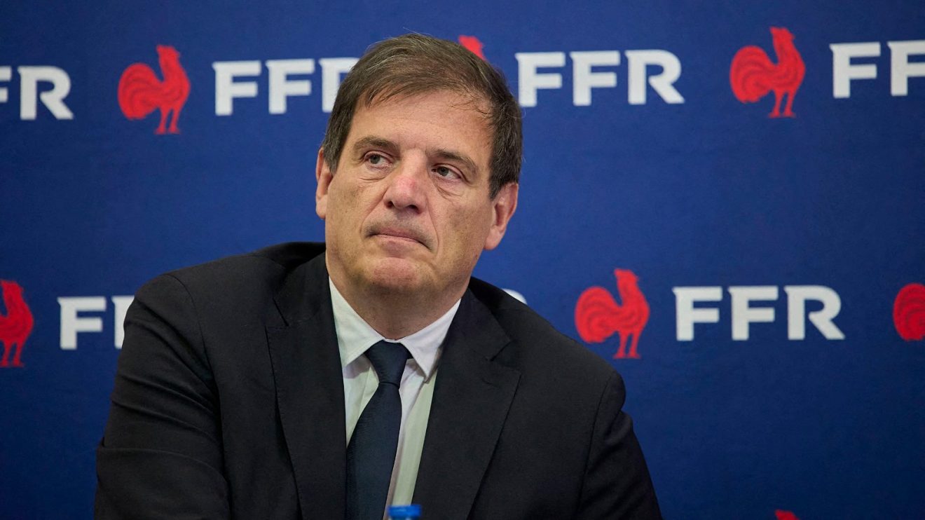Florian Grill FFR president 2024 - Alamy