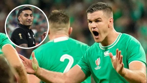 Johnny Sexton breaks silence on Rieko Ioane’s controversial Leinster switch with hilarious quip