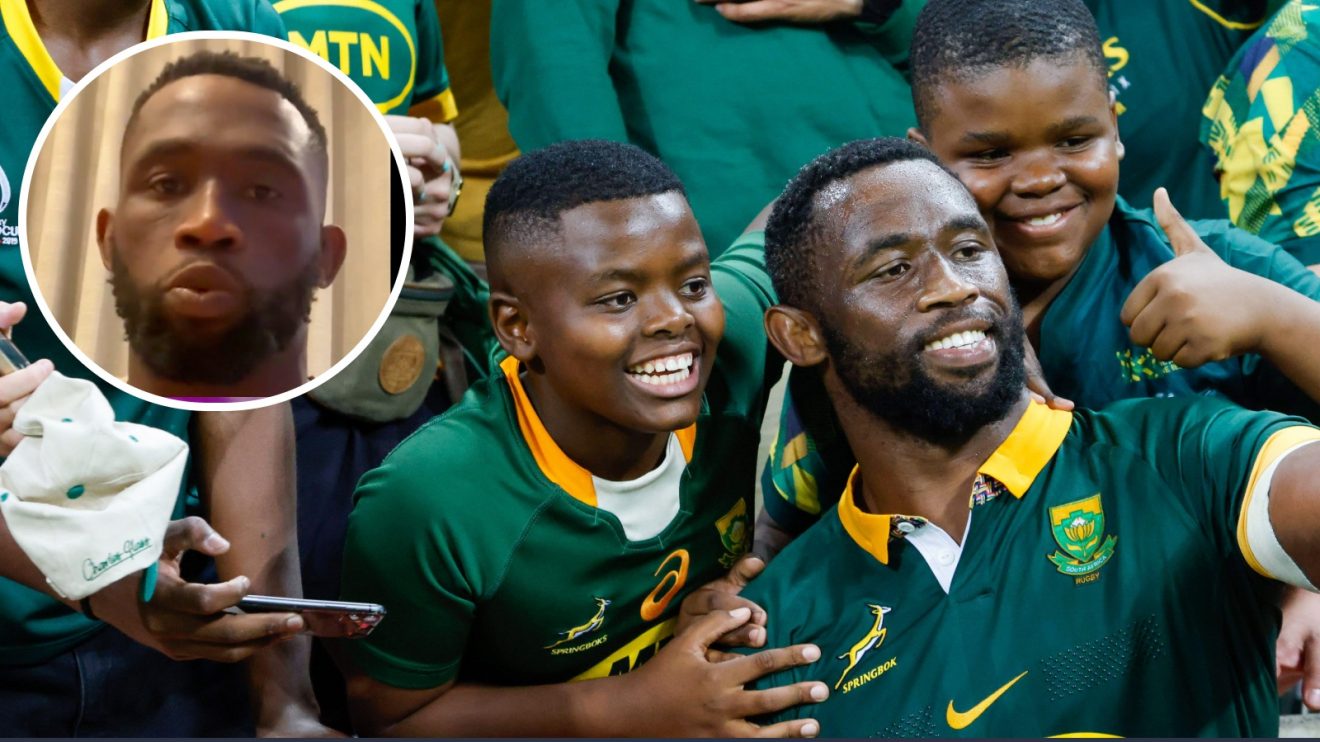 Springboks captain Siya Kolisi.