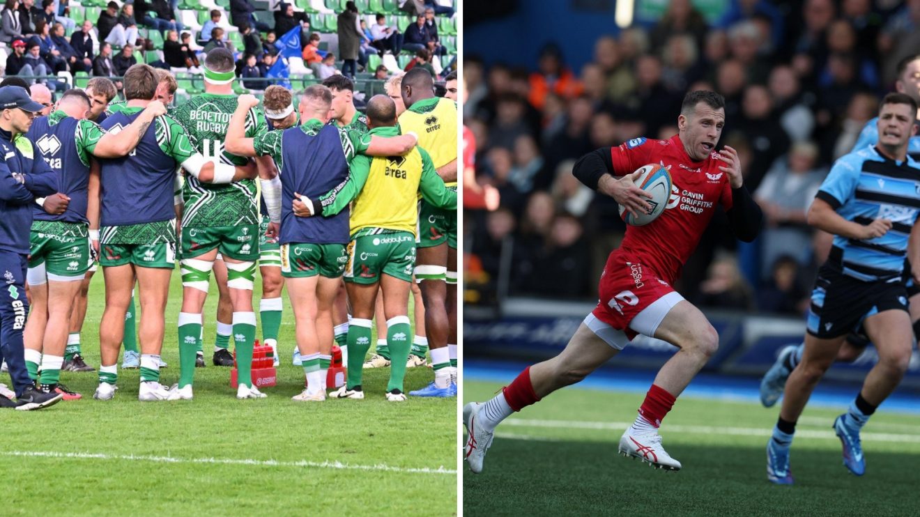 Split with Benetton and Cardiff v Scarlets