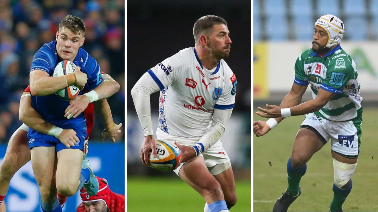 URC: Garry Ringorse (Leinster), Willie Le Roux (Bulls) and Rhyno Smith (Benetton)