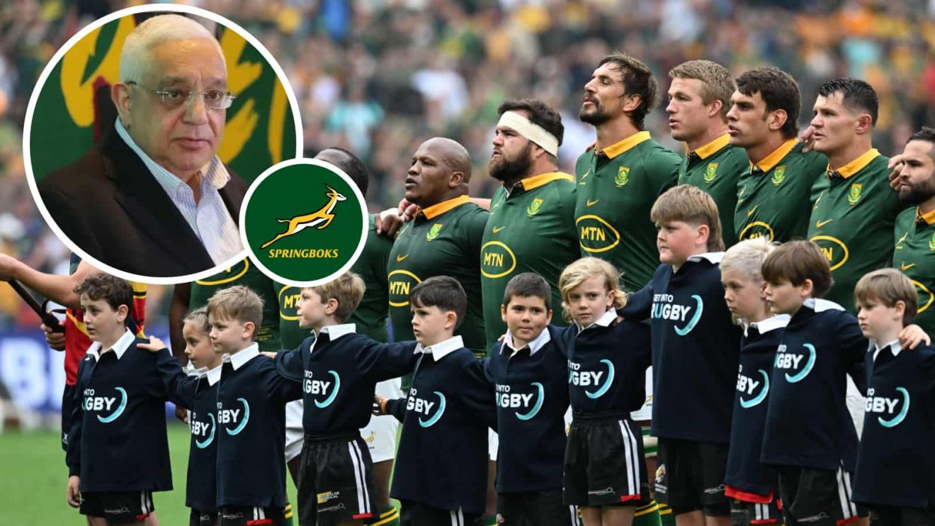 Springboks and SA Rugby president Mark Alexander