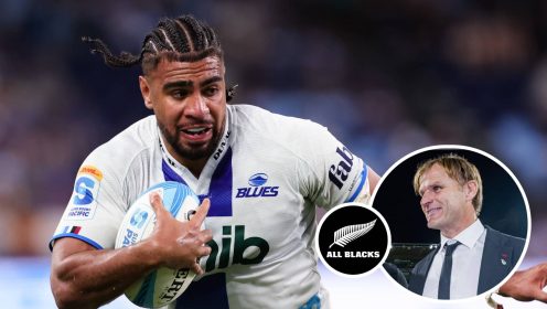 Scott Robertson: ‘We were going to bring Hoskins Sotutu in’ but All Blacks tour was ‘a step too far’