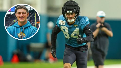 Super Bowl finalists offer advice to ‘hard worker’ Louis Rees-Zammit on his next career move