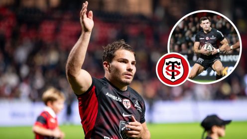 ‘I wasn’t surprised at all’ – Blair Kinghorn on Antoine Dupont’s sensational 13-minute hat-trick on his Toulouse return
