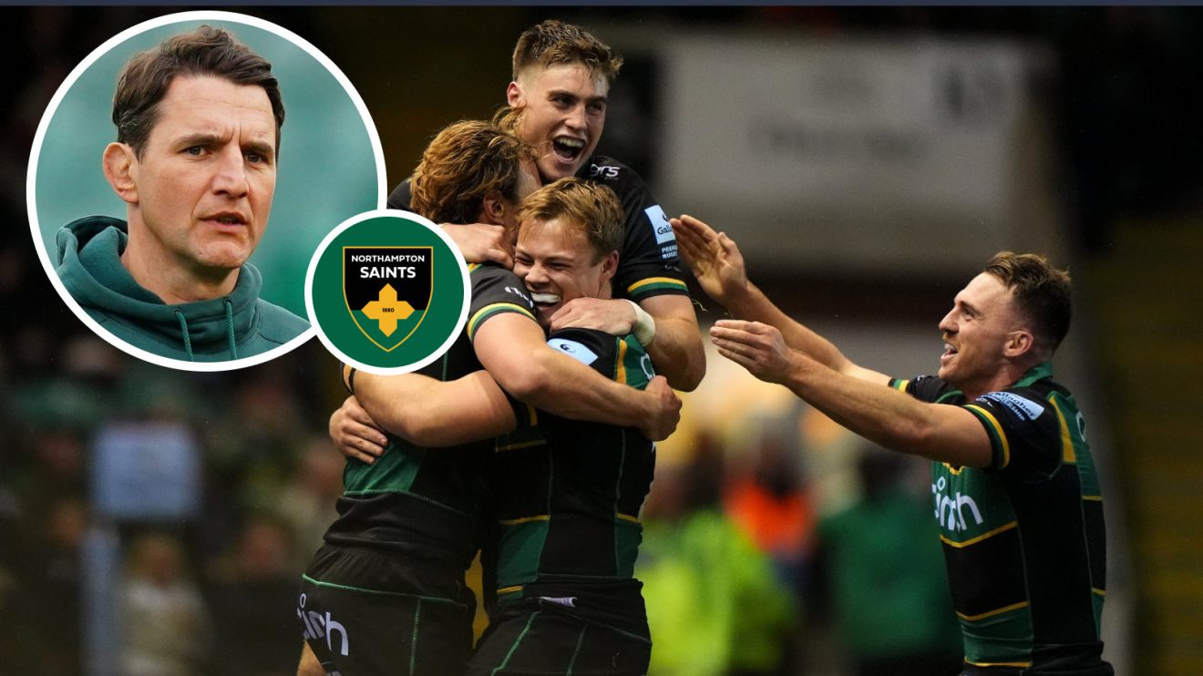 Phil Dowson and Tommy Freeman image