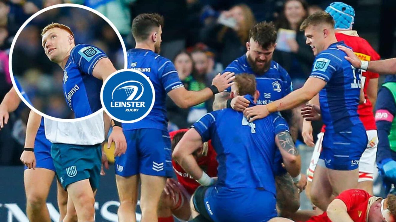 RG Snyman scores and an insert of Ciaran Frawley.