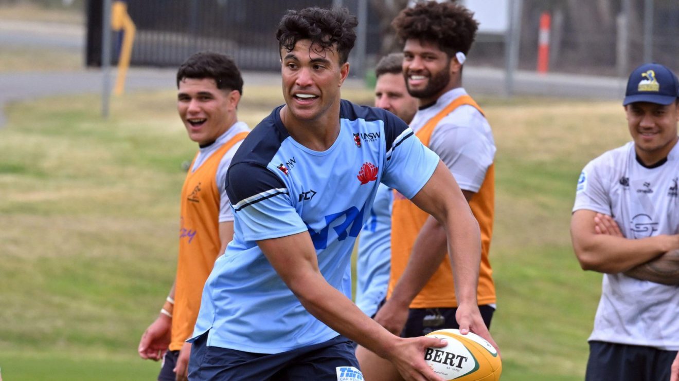 Joseph Suaalii Wallabies training 2024 - Alamy