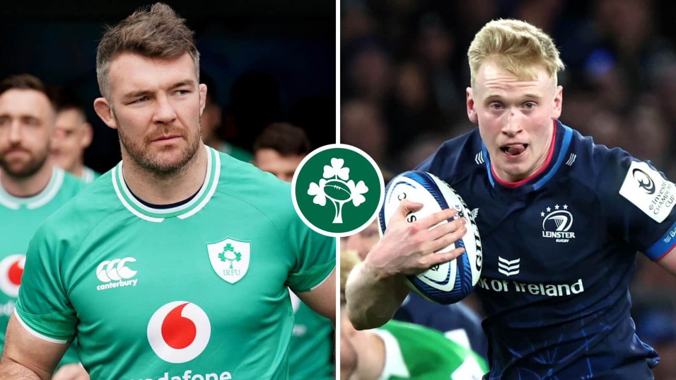 Ireland's Peter O'Mahony and Jamie Osborne
