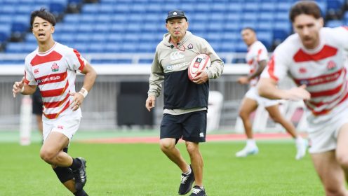Eddie Jones sticking with failed Wallabies concept as Japan face All Blacks who are ‘always the benchmark’