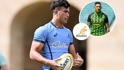 Wallabies: Israel Folau reveals which position suits Joseph Suaalii best