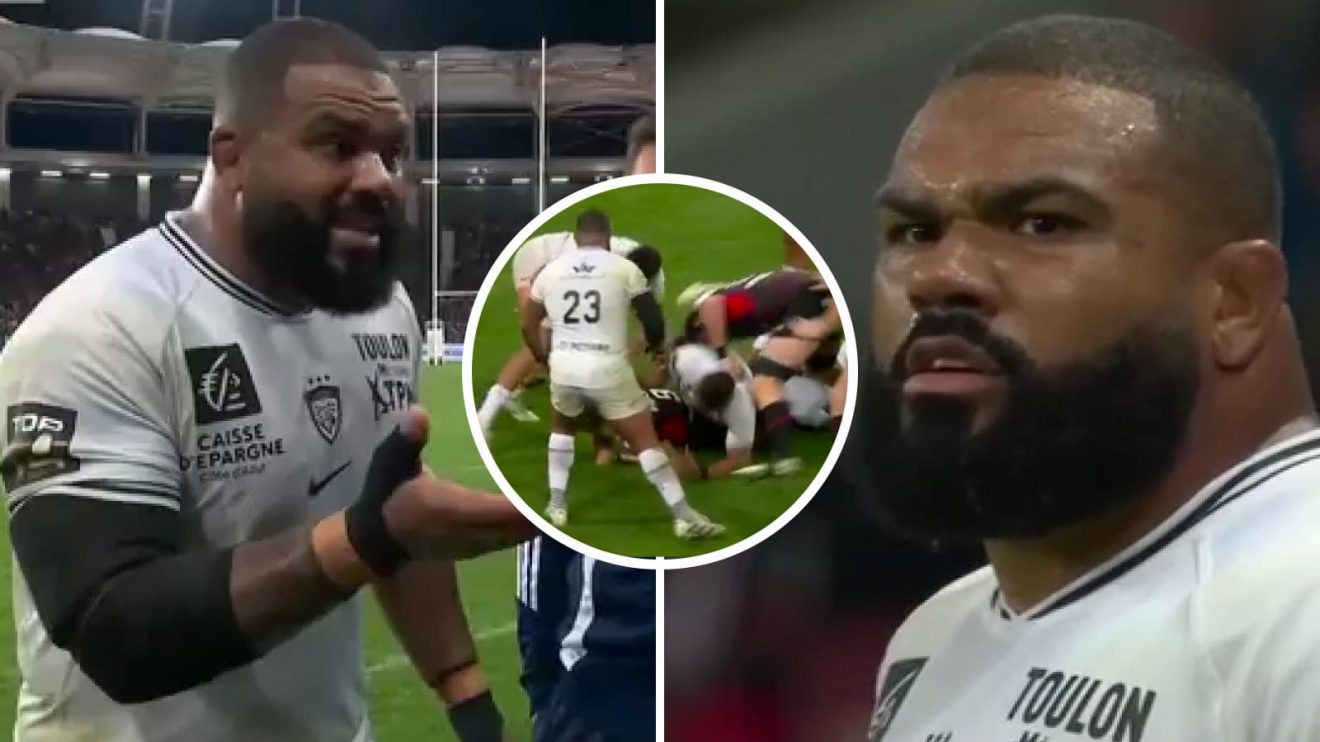 Toulon and ex-England prop Kyle Sinckler wrongly yellow carded for incident in Top 14 clash.