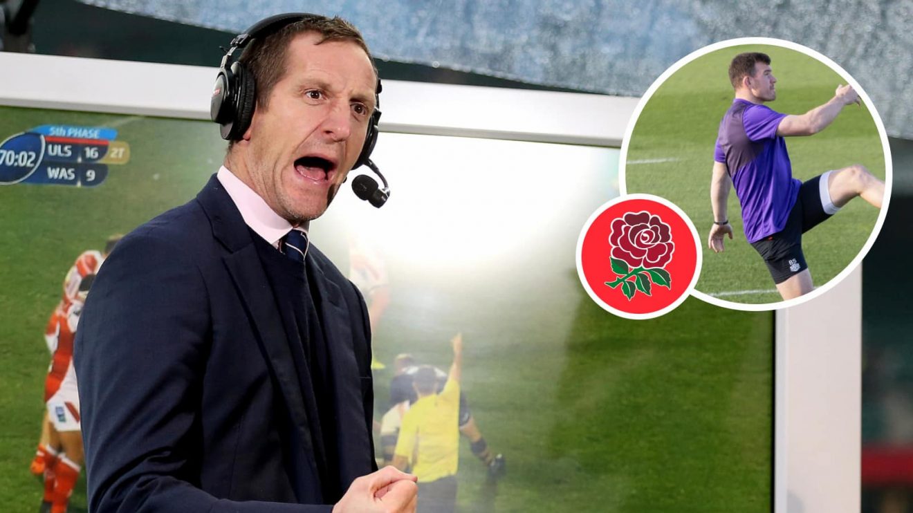 Former England centre Will Greenwood and scrum-half option Ben Spencer (inset).