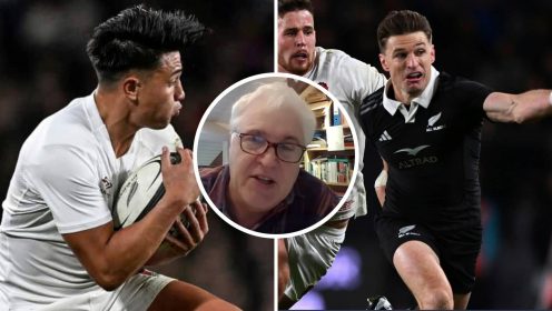 Stuart Barnes: Marcus Smith a ‘better fly-half’ than ‘sticking plaster’ Beauden Barrett in withering assessment of All Blacks legend