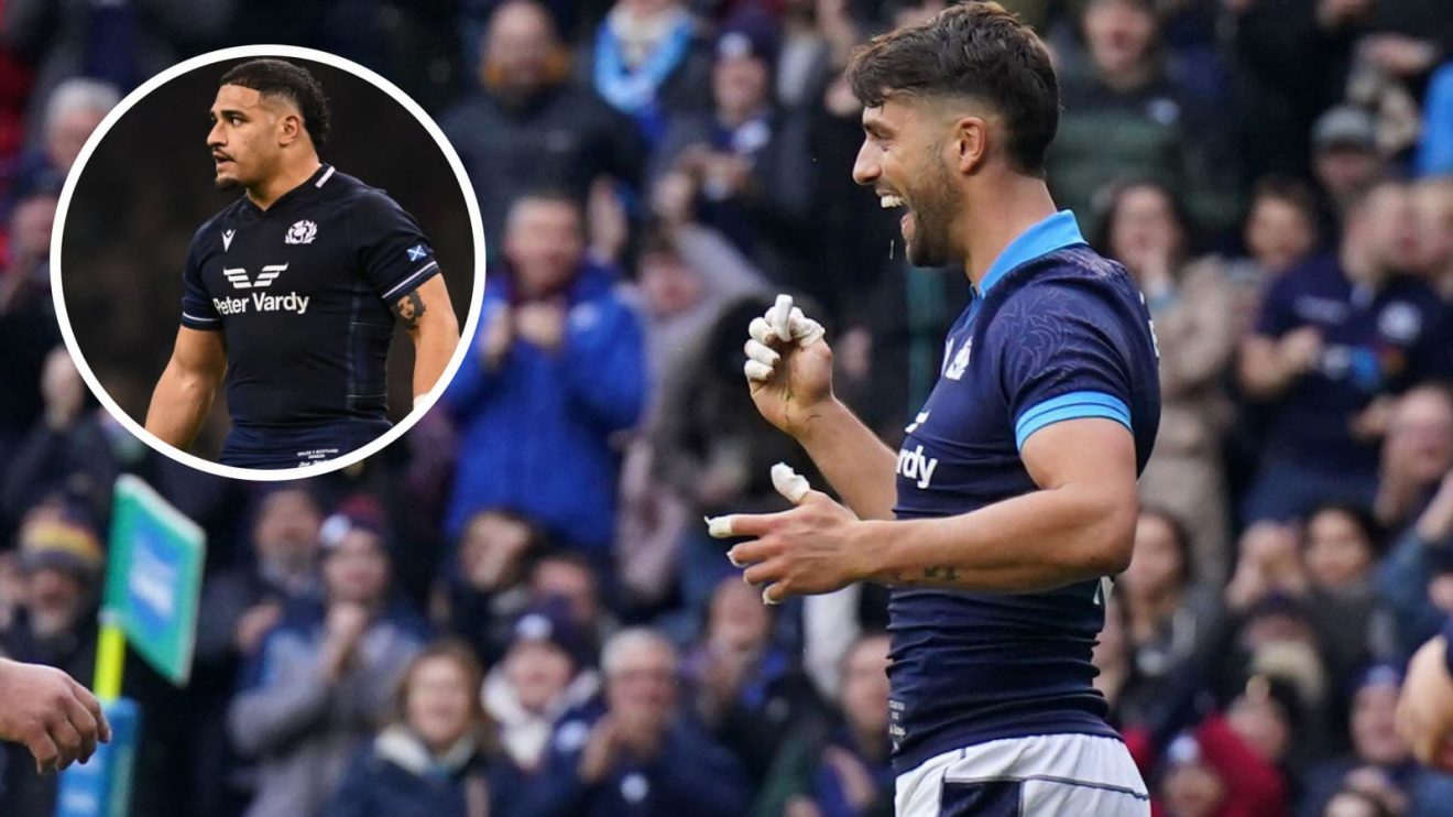 Scotland fly-half Adam Hastings starts alongside centre and captain Sione Tuipulotu.