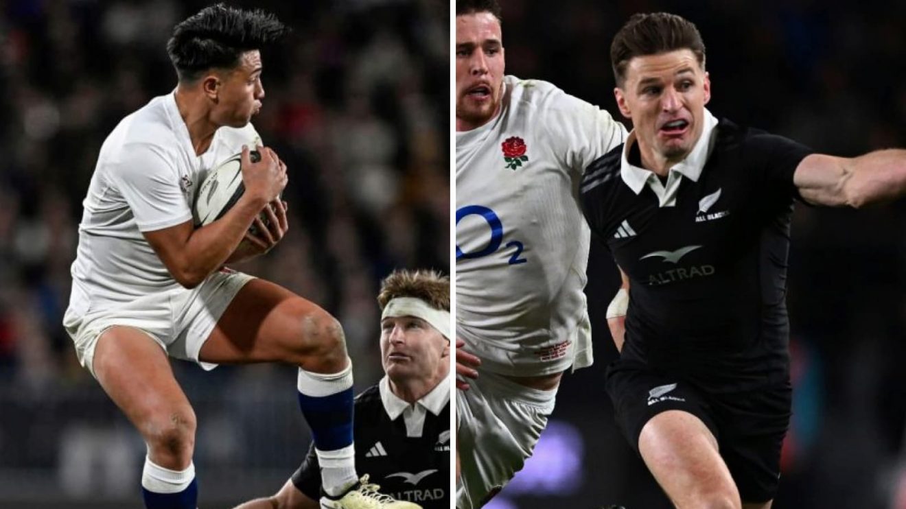 England's Marcus Smith and New Zealand's Beauden Barrett will face off on Saturday.