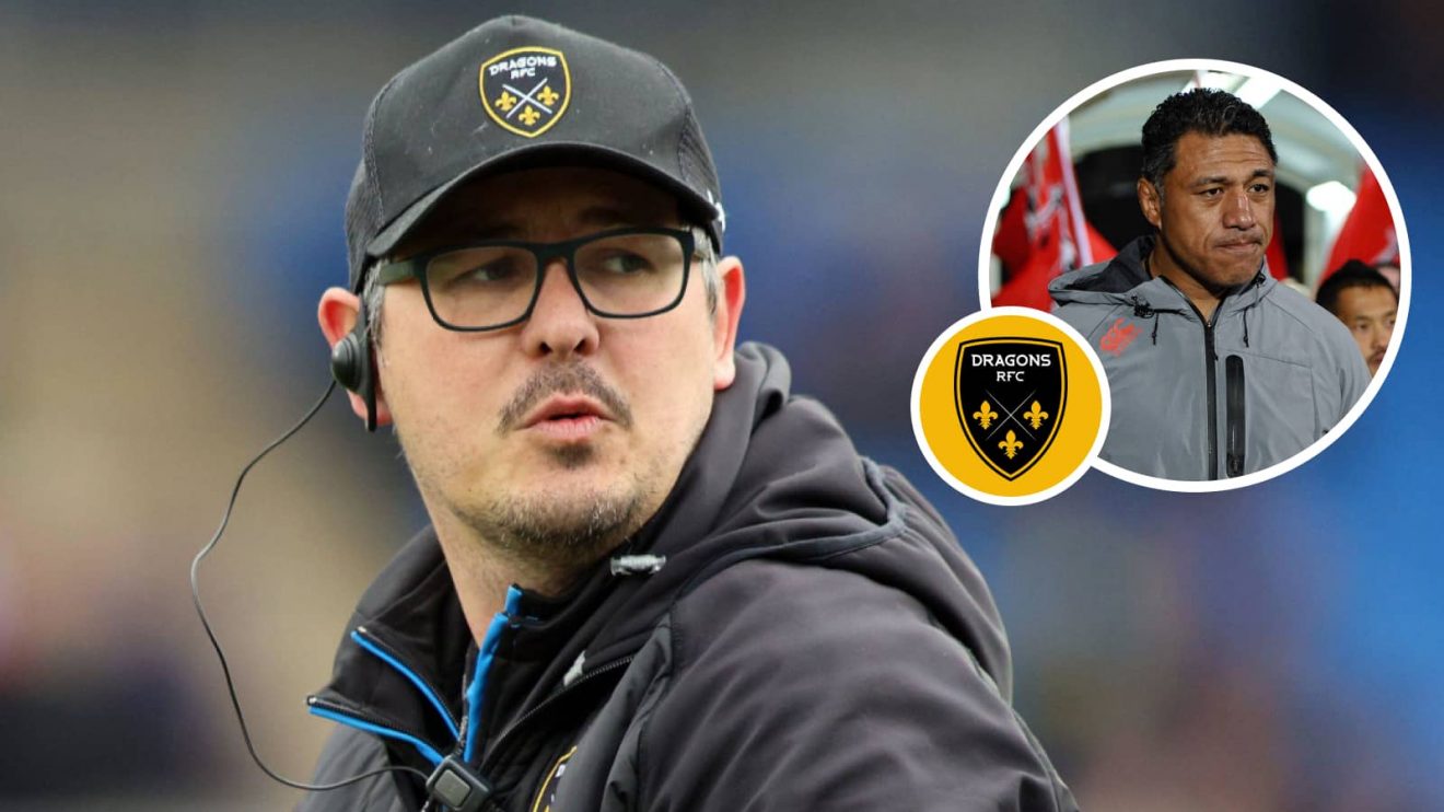 Dai Flanagan and an insert of Filo Tiatia.