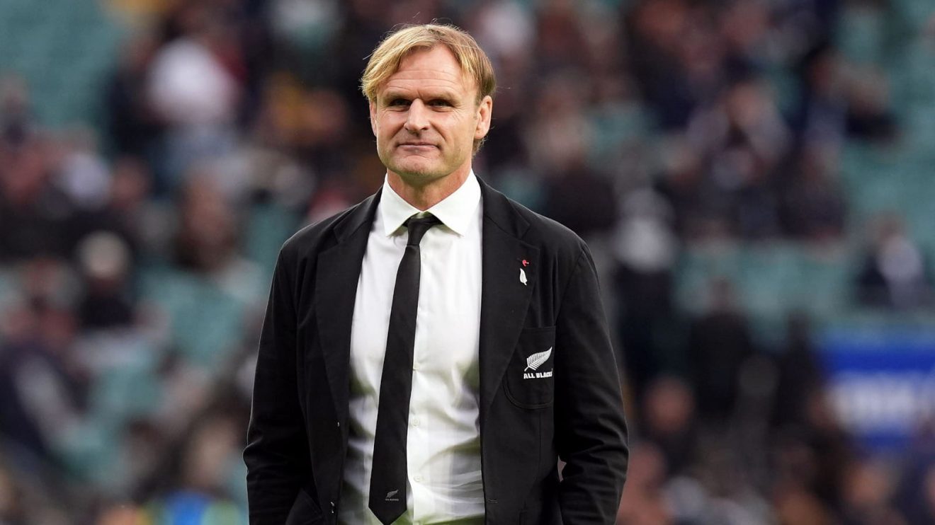 Scott Robertson ahead of All Blacks' clash with England in 2024.