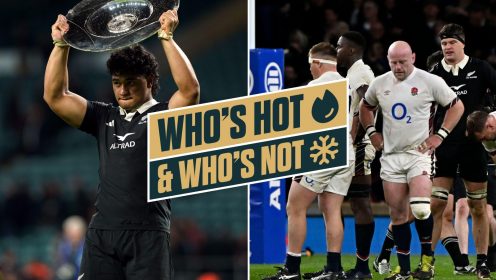 Who’s hot and who’s not: All Blacks ‘generational talent’ stars as does Marcus Smith while URC teams swing the axe