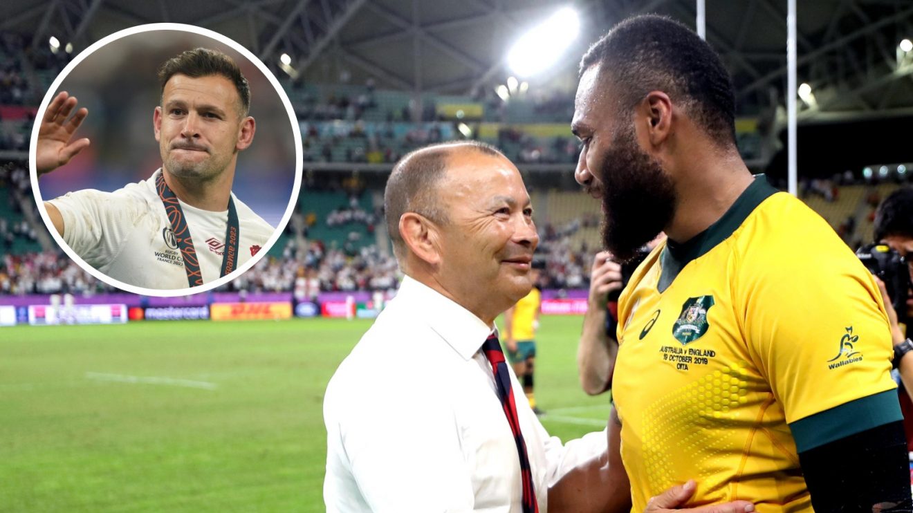 Split with Eddie Jones, Samu Kerevi and Danny Care.