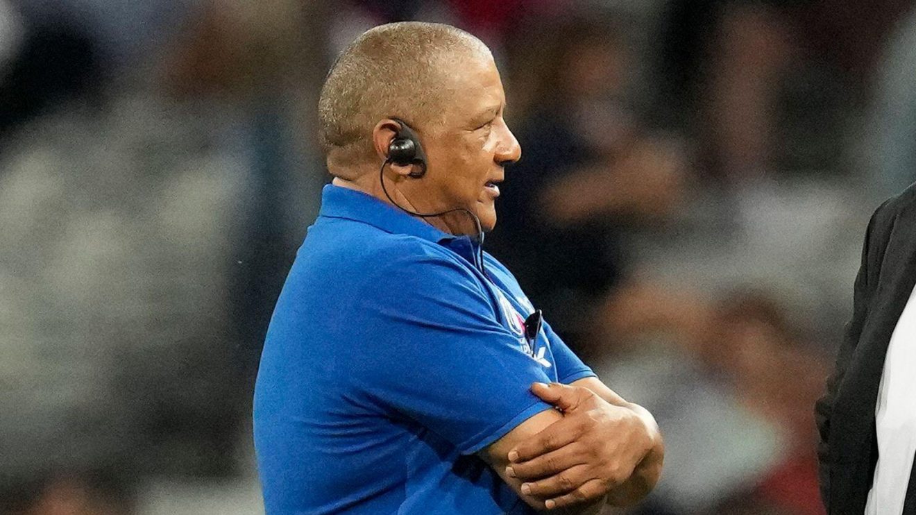 Allister Coetzee Namibia coach RWC 2023 - Alamy