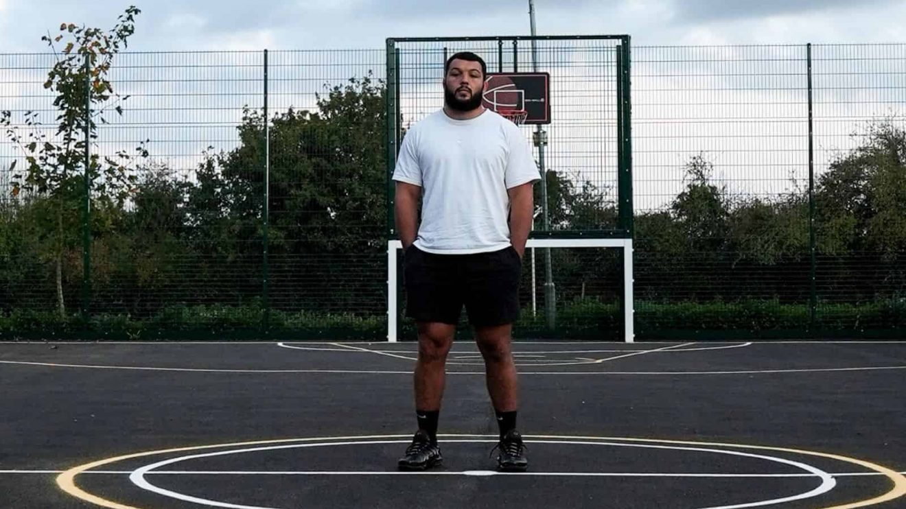 England and Bristol Bears prop Ellis Genge at Young Bristol, BS14 Youth Club