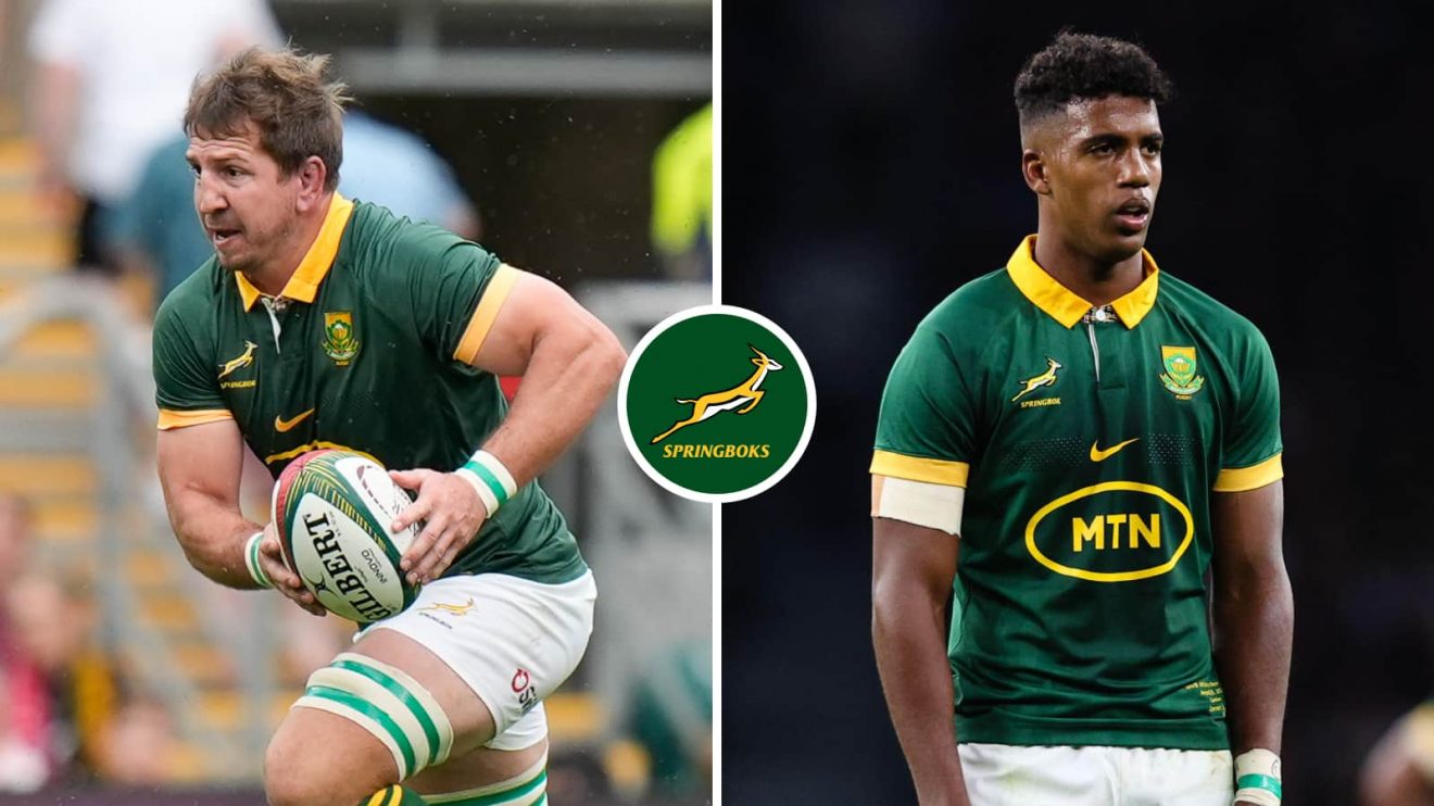 Springboks Kwagga Smith and Canan Moodie