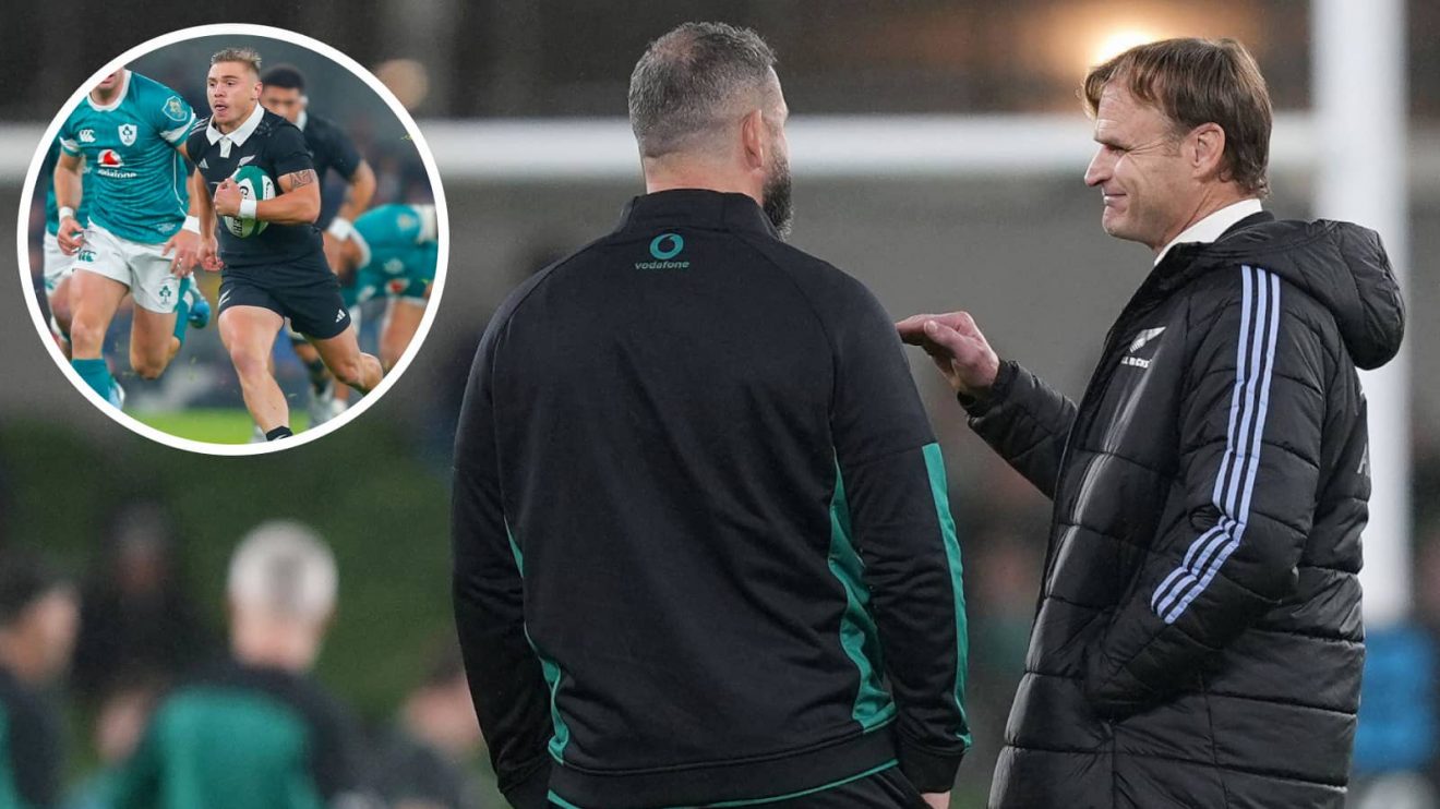Scott Robertson and Andy Farrell talking ahead of Ireland v All Blacks clash.