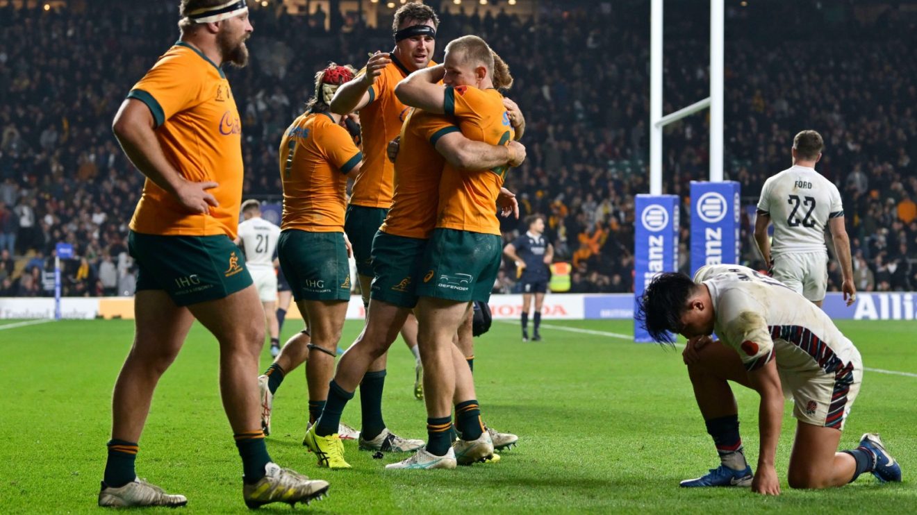 England v Australia at Twickenham.