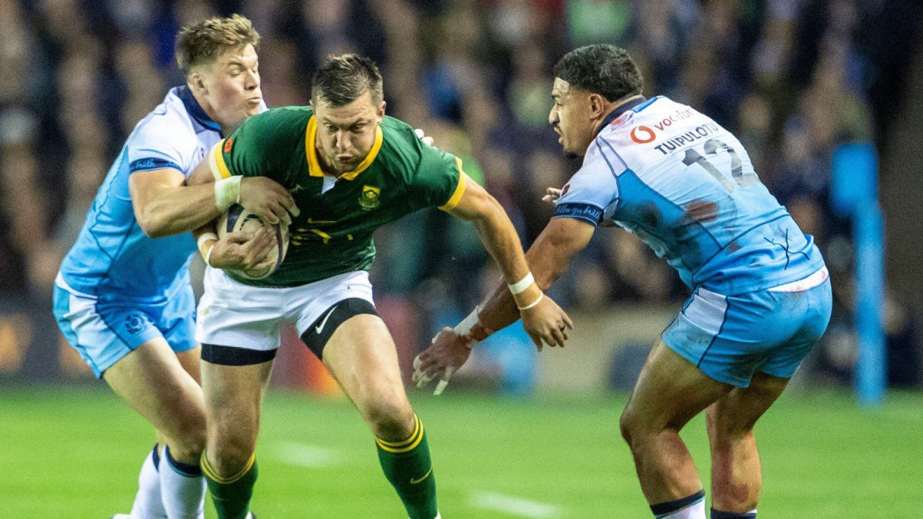 Handre Pollard SA v Scotland ANS 2024 - Alamy