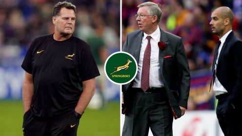 Ex-Springboks captain likens ‘legacy maker’ Rassie Erasmus to Pep Guardiola and Sir Alex Ferguson and makes bold prediction for his future